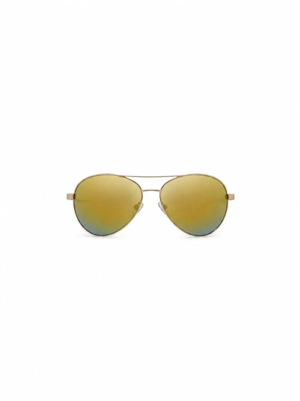 Adrienne Vittadini Sport Women's Gold Aviator Sunglasses